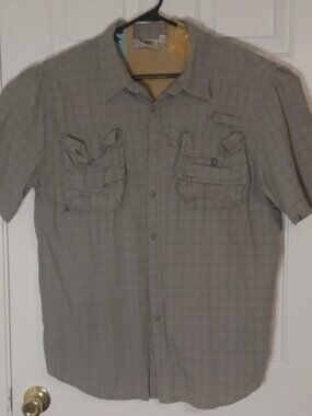 10,000 ft Above Sea Level Men’s Fishing Hiking Shirt Sz XL